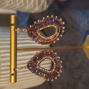 RUSH Beaded Teardrop Earrings